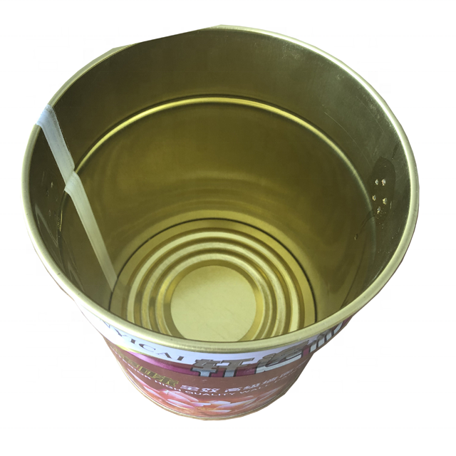 5升带三重密盖的空圆形化学油漆金属锡罐